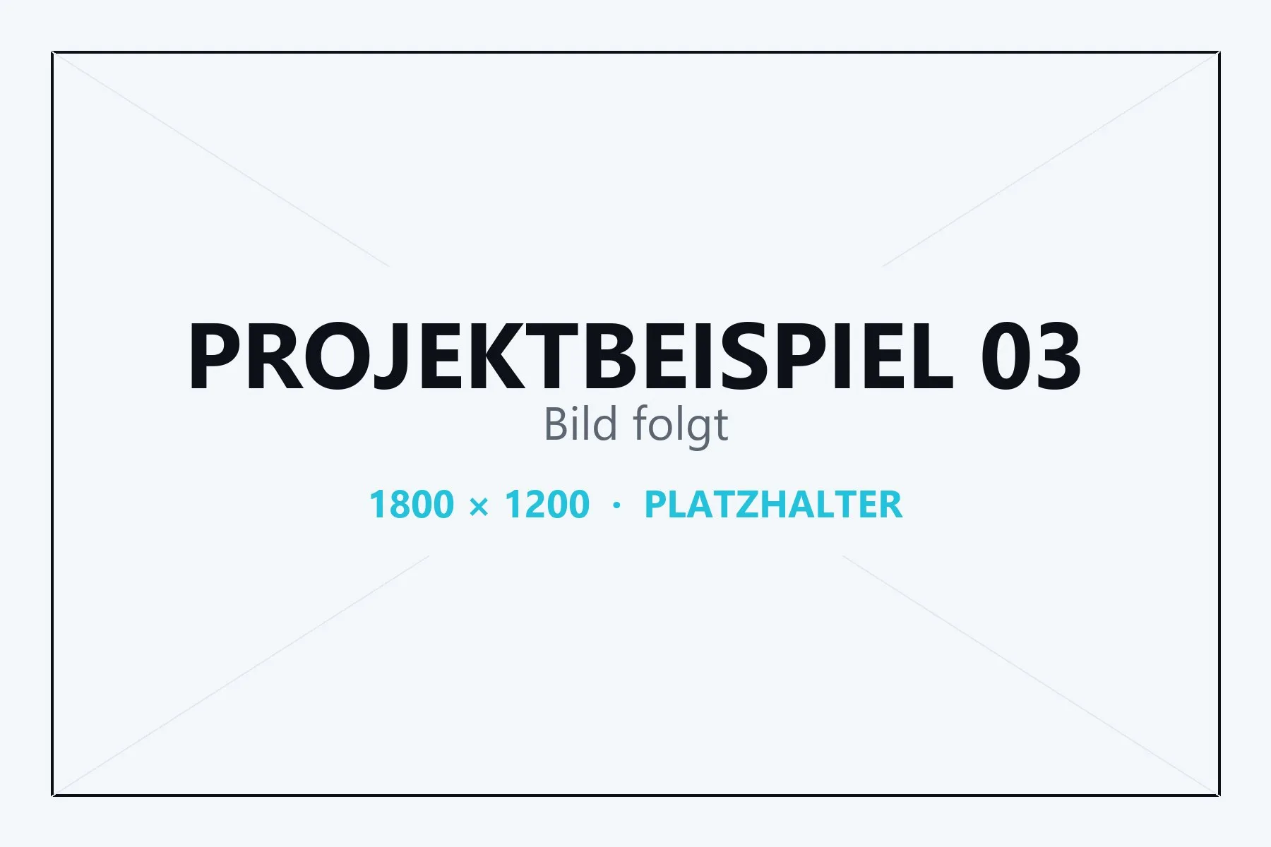 Platzhalter für das Projektbild von Projektbeispiel 03 – Bild folgt